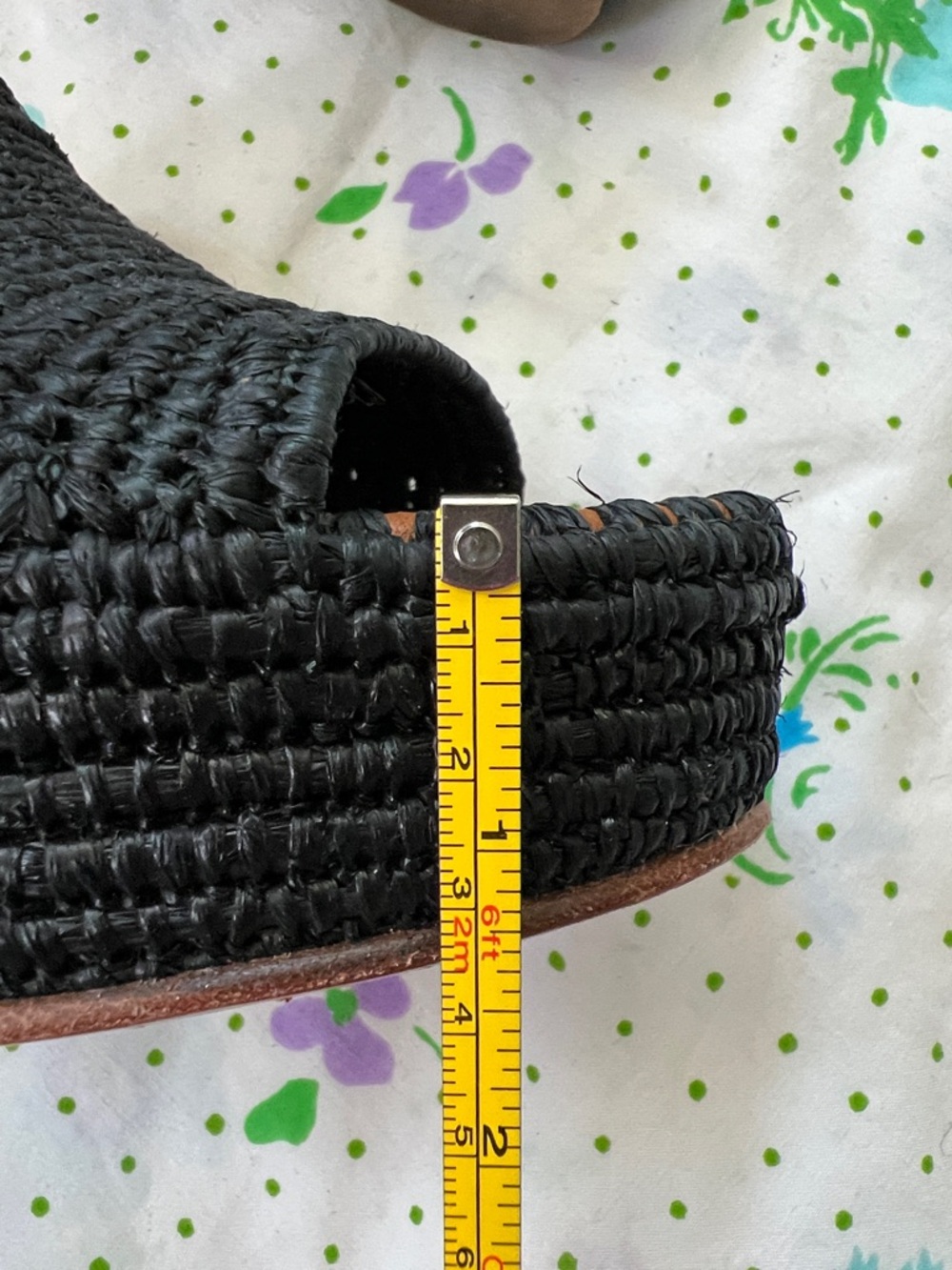 Carrie Forbes Karim Raffia Woven Espadrille Wedges - 38/7 (?) - Picture 15 of 16